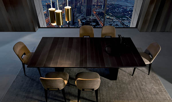 Laurameroni luxury modern made to measure bespoke tables for contemporary interior decor and design