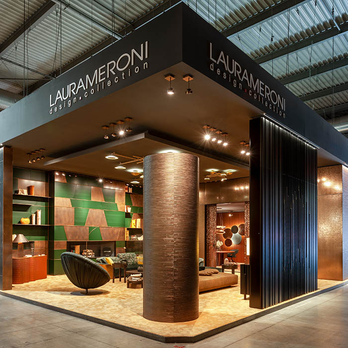 laurameroni luxury livingoom interior design at salone del mobile
