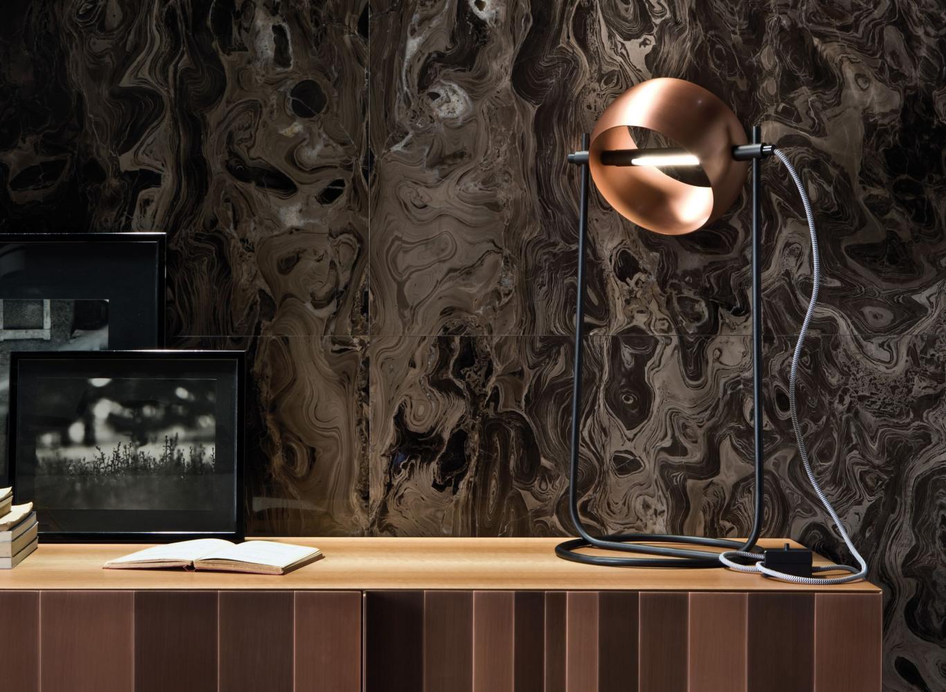 Laurameroni high-end luxury furniture for an exclusive metal copper colour palette inspiration