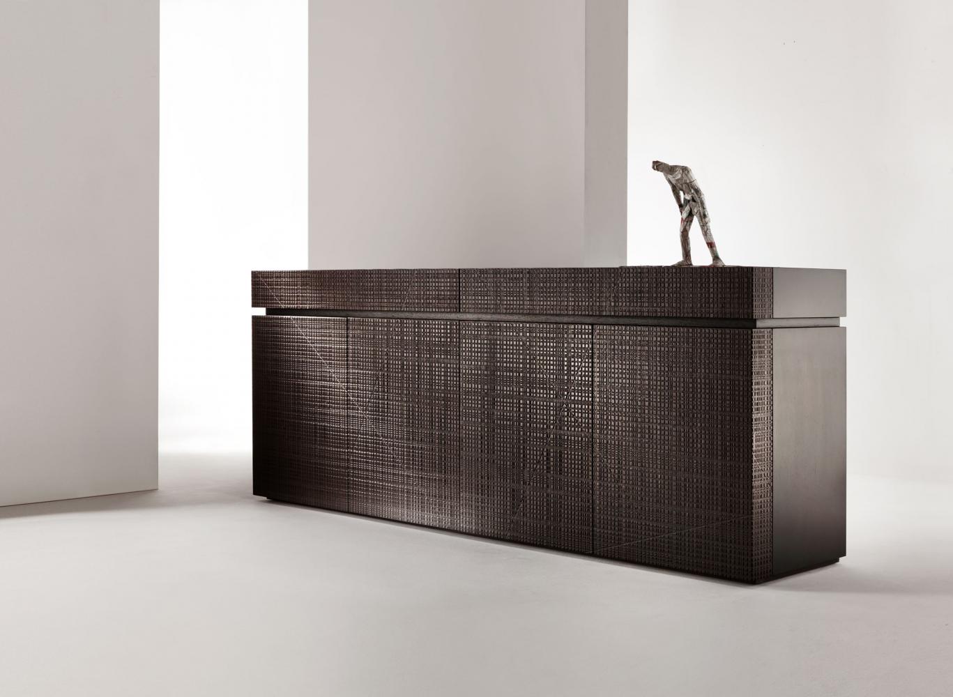 Laurameroni high-end luxury furniture for an exclusive dark brown wood colour palette inspiration