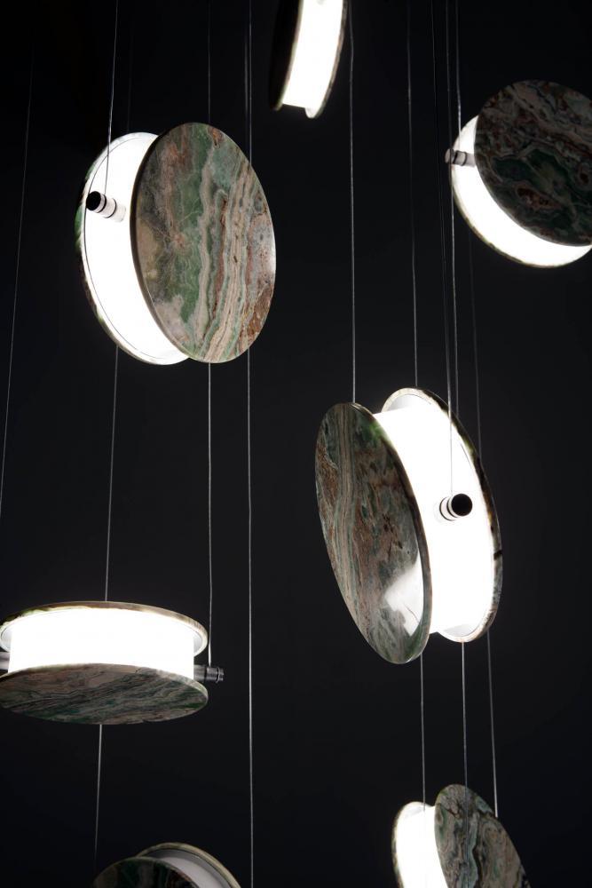 laurameroni clis modular and customizable suspended lamp
