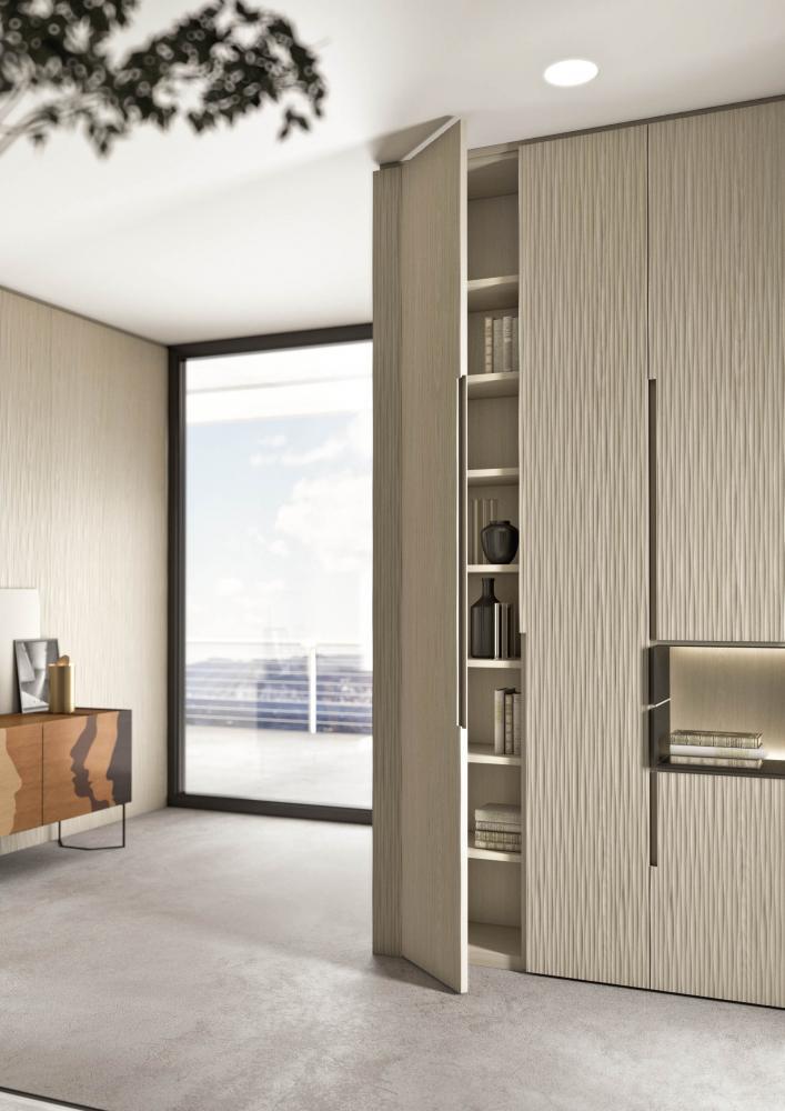 Laurameroni luxury modern made to measure bespoke wardrobes cabinets and shelving day systems for contemporary livingroom interior decor and design