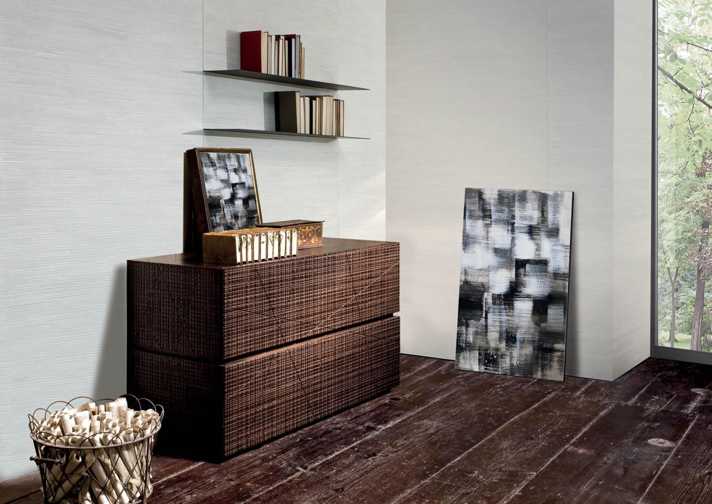 Laurameroni luxury modern artisanal wooden sideboards and drawers for contemporary interior decor and design