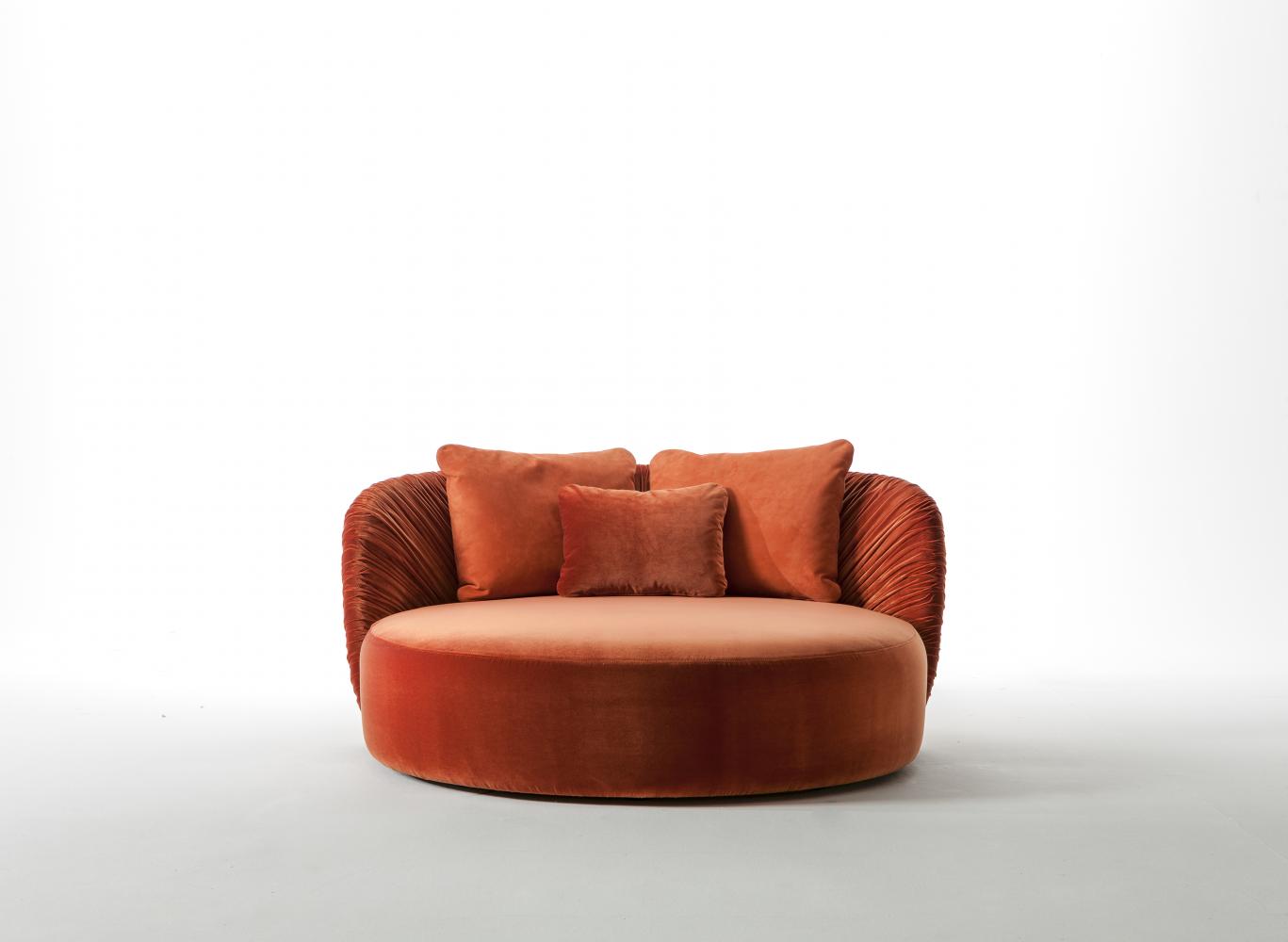 laurameroni modern classic brown and orange living room interior design inspiration