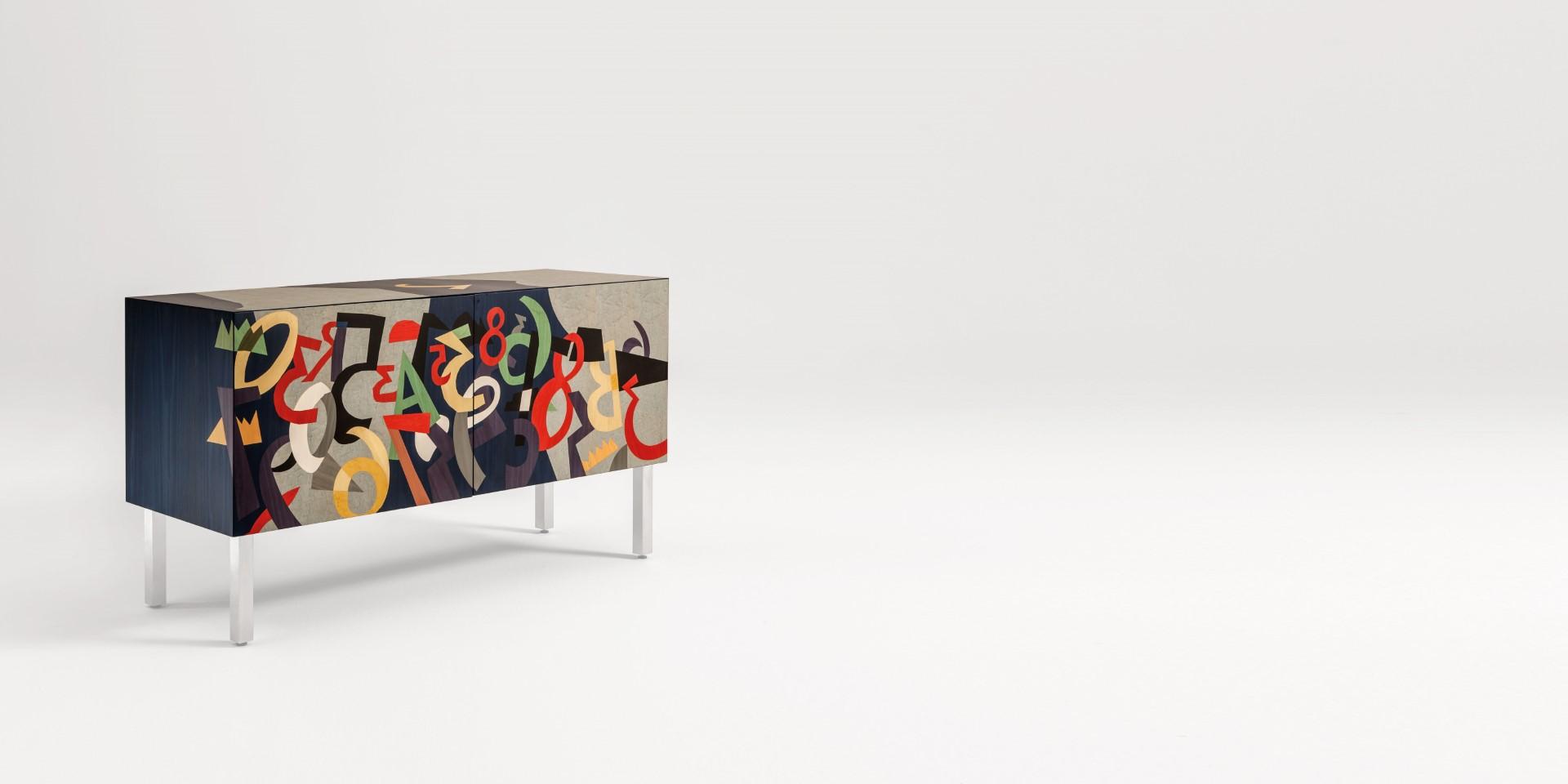 laurameroni intarsia art collection handmade sideboards