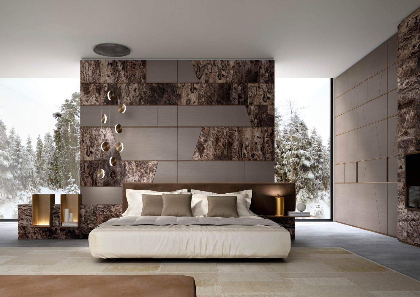 laurameroni luxury geometrical and textured wall panels in marble