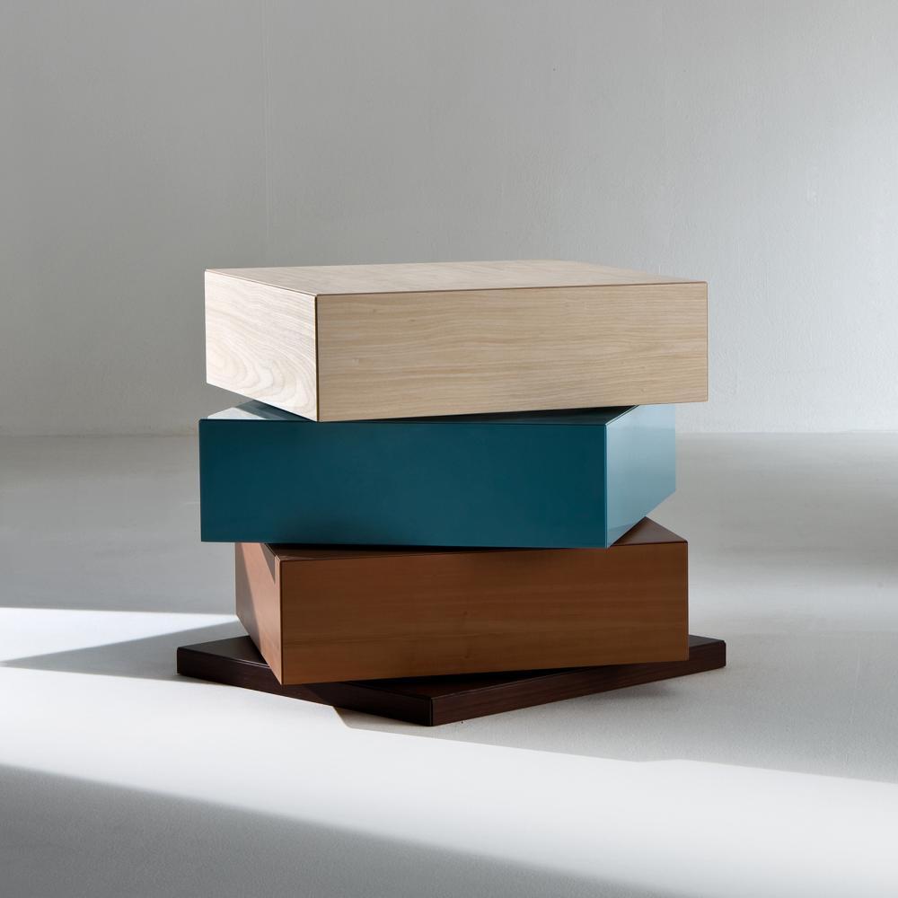 laurameroni cubick rotational dresser in customizable modules colours and materials