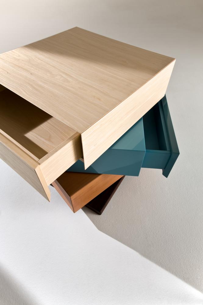 laurameroni cubick rotational dresser in customizable modules colours and materials