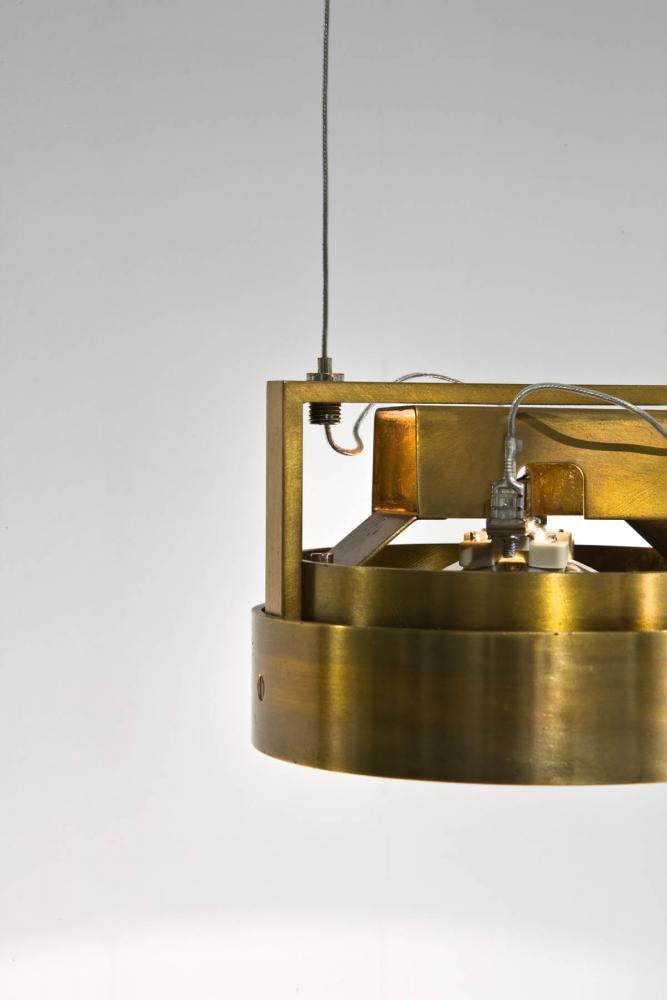 Modern luxury ceiling led spotlight work light MA 05 in burnished brass