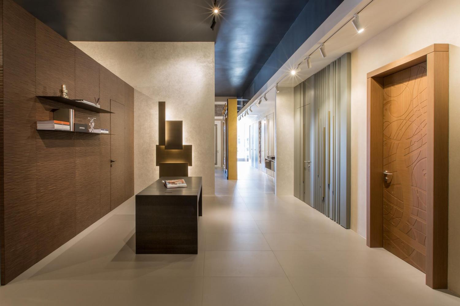 laurameroni design collection furnishing a luxury interior design showroom in miami