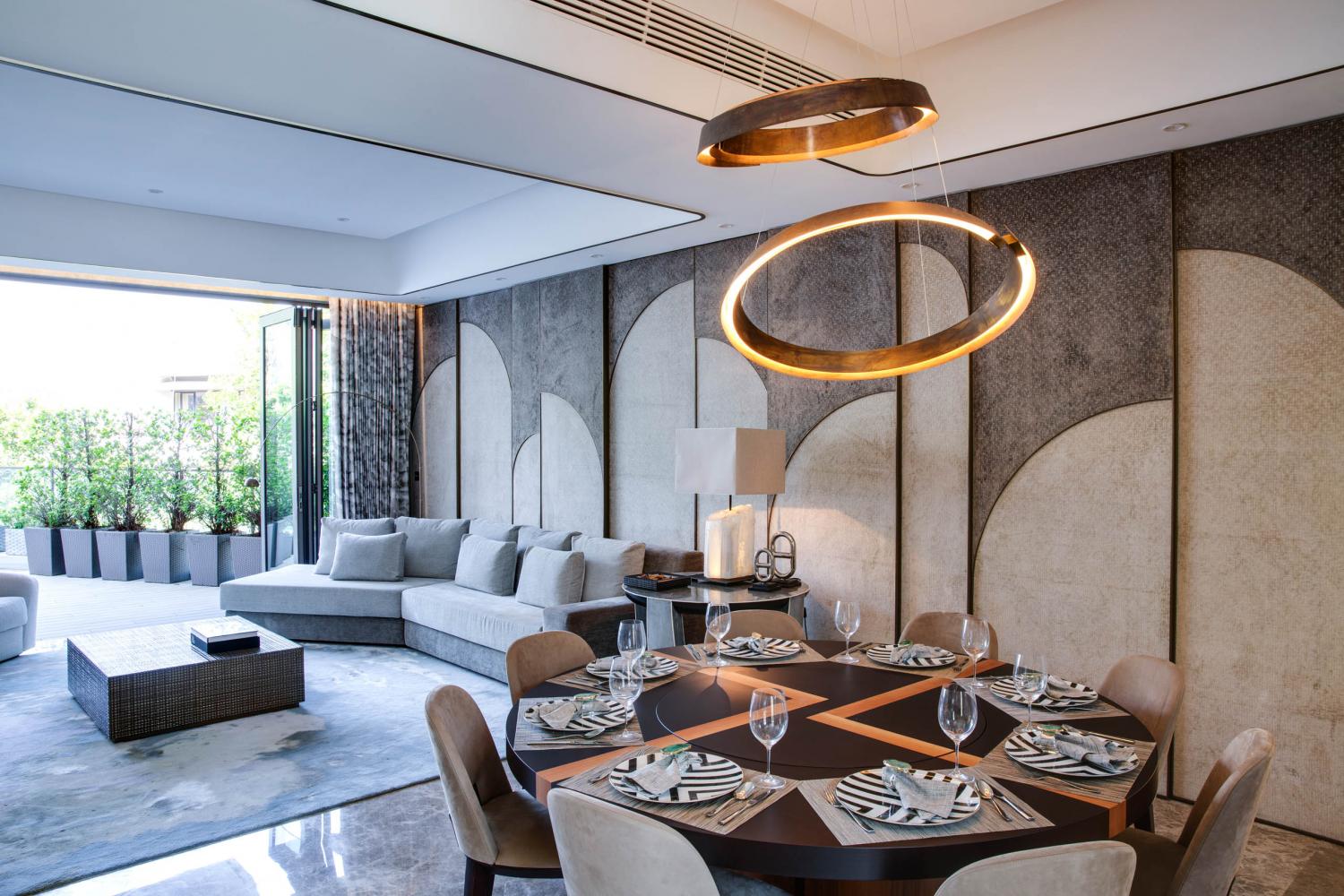 Laurameroni luxury apartment Stanley Hong Kong modern livingroom design