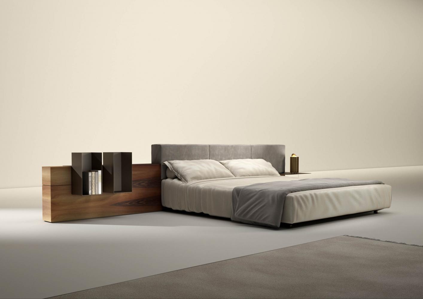 Symphony modern marble luxury modular and configurable bed bench