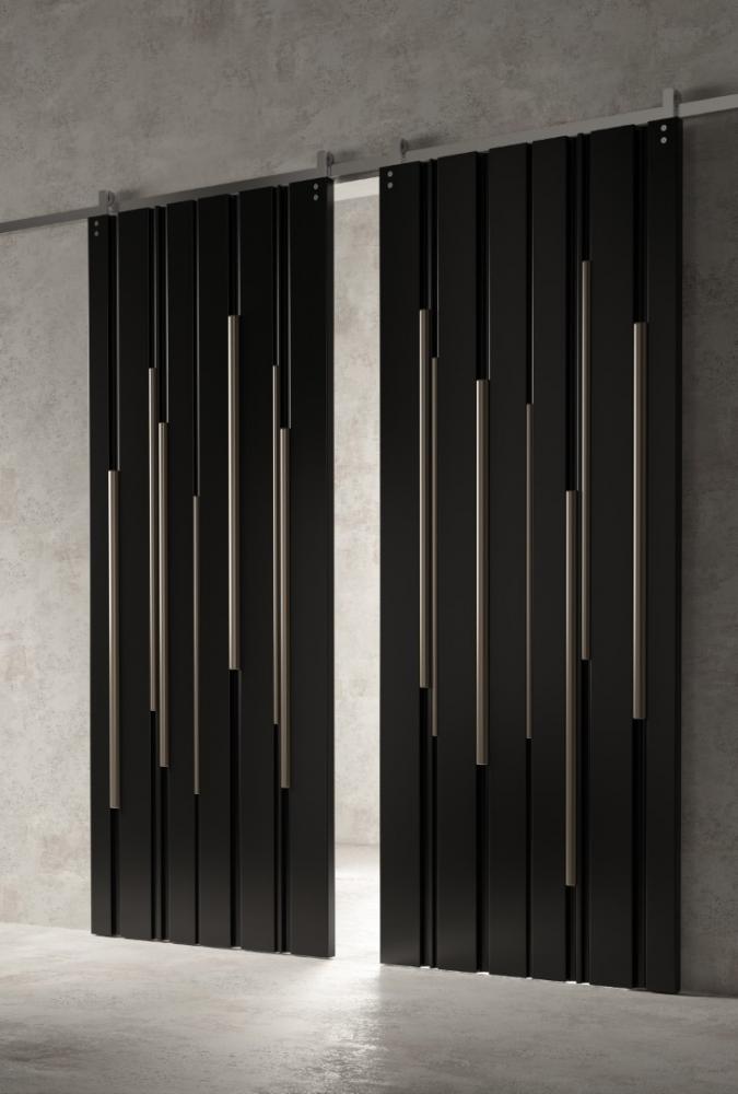 laurameroni customizable bamboo 3D sliding door in custom colours