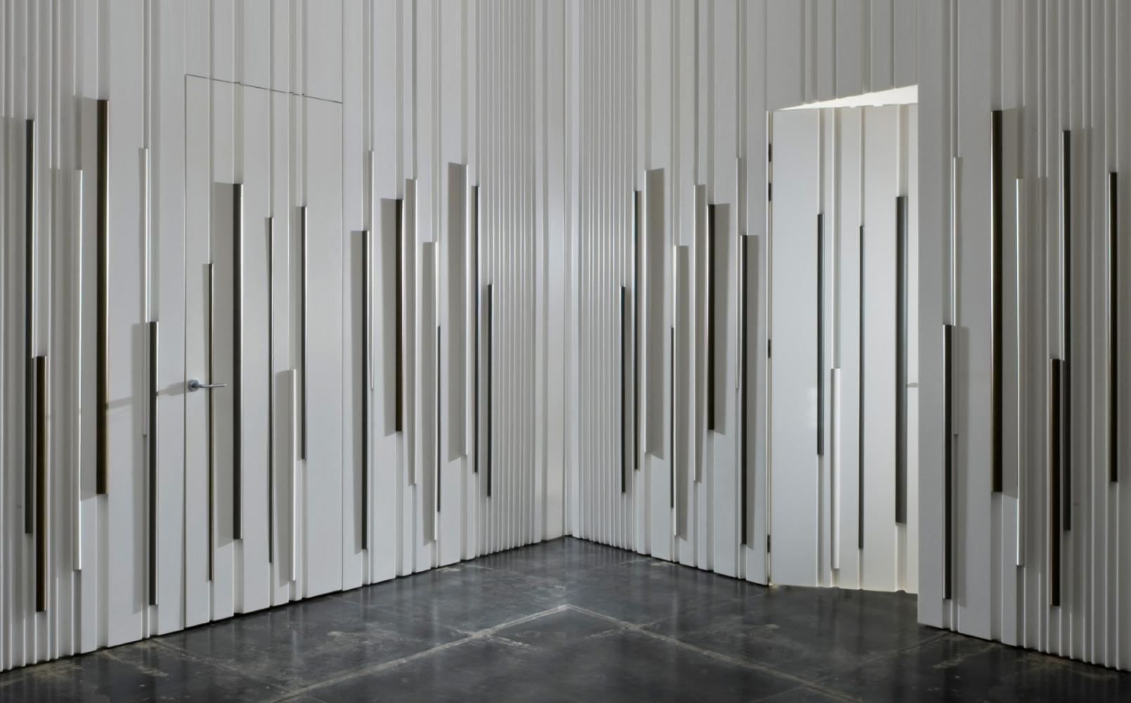 laurameroni made to measure wall panels in wood with integrated led lighting