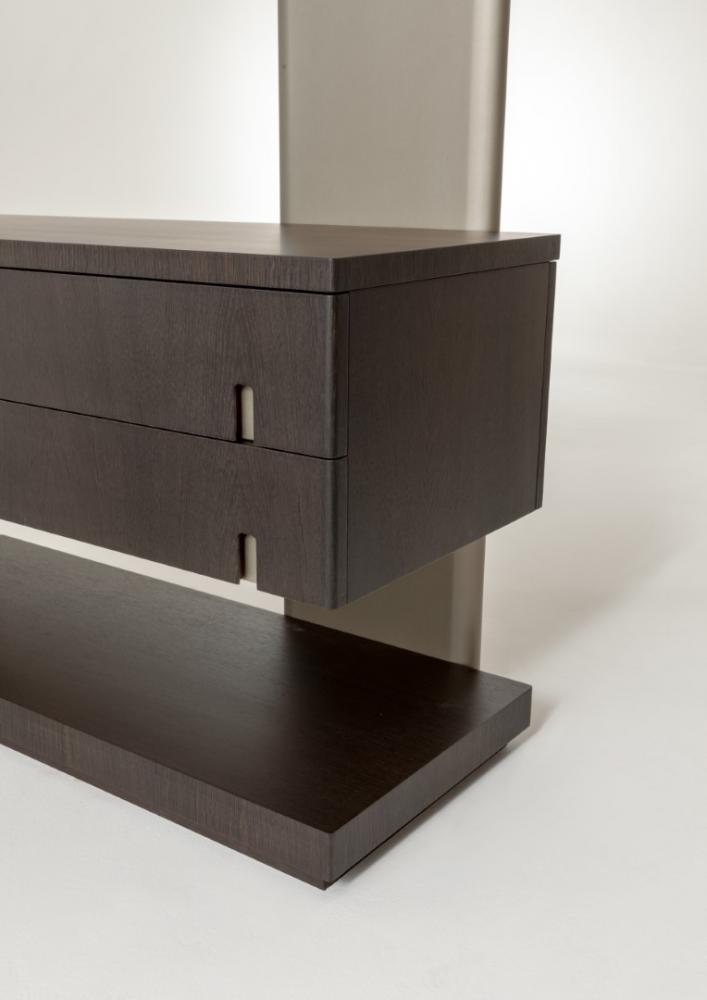 laurameroni made to measure modular bookshelf in luxury materials