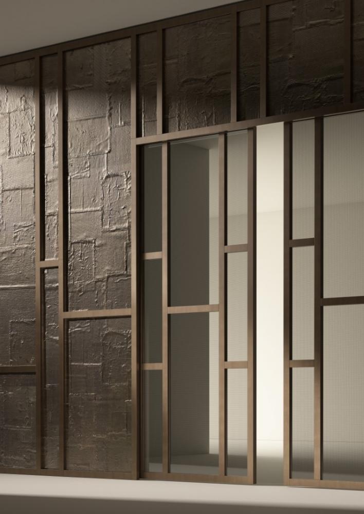 laurameroni made to measure and customizable sliding door with frames