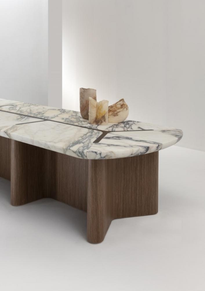 laurameroni made to measure marble table in custom measures and finishes