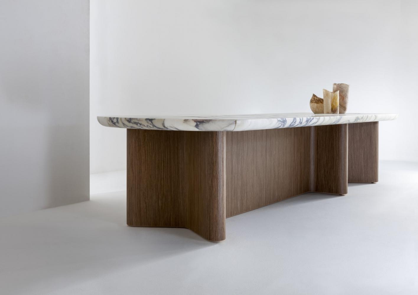 laurameroni made to measure marble table in custom measures and finishes