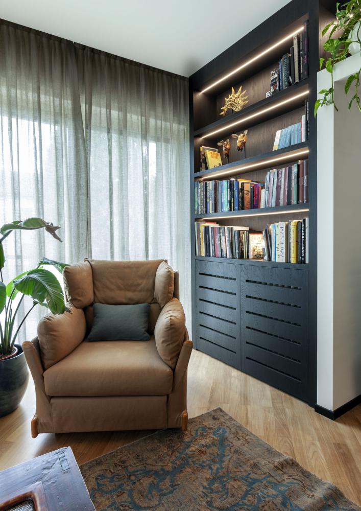 laurameroni made to measure bookshelf and interior design