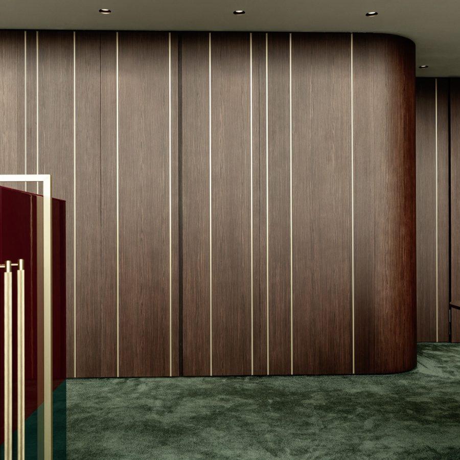 Laurameroni bespoke project wall panels and custom integrated doors and accessories in munich