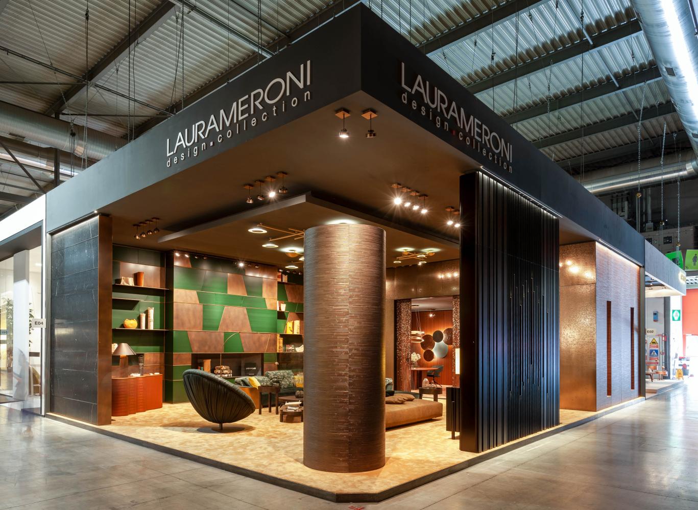 laurameroni luxury funiture interior design stand at salone del mobile 2022