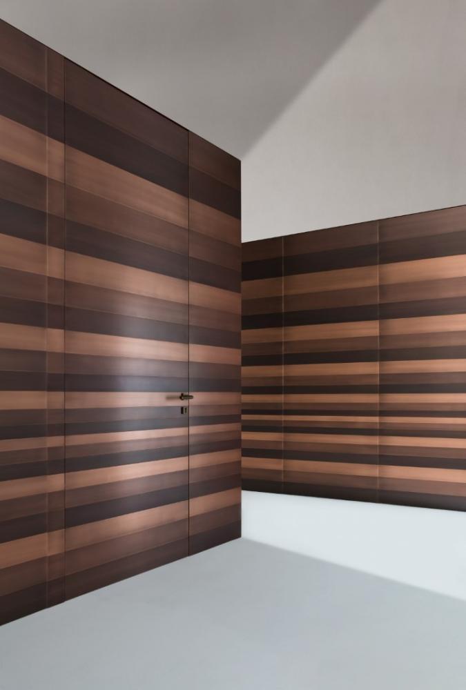 laurameroni made to measure wall panels in customizable metals