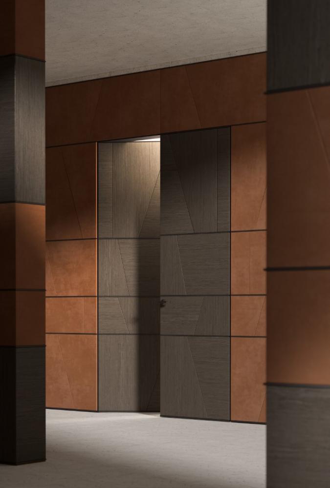 laurameroni terre modular wall panels in customizable materials