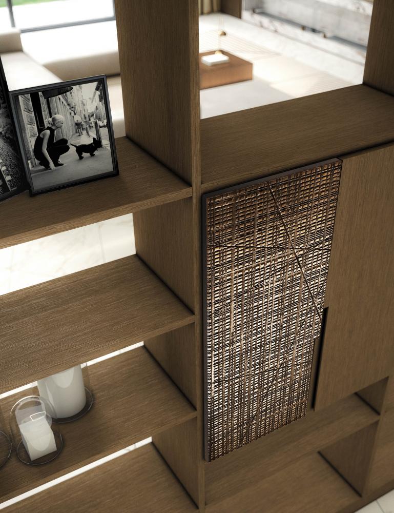 Laurameroni Maxima Cabinet System made to measure artisanal, luxury day wardrobes in carved wood