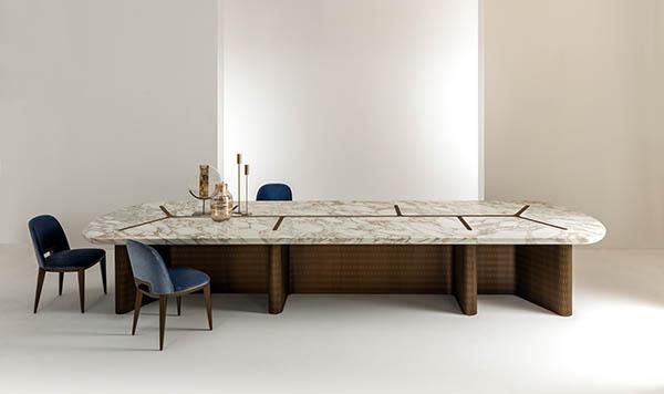 laurameroni luxury tables in custom dimensions and materials