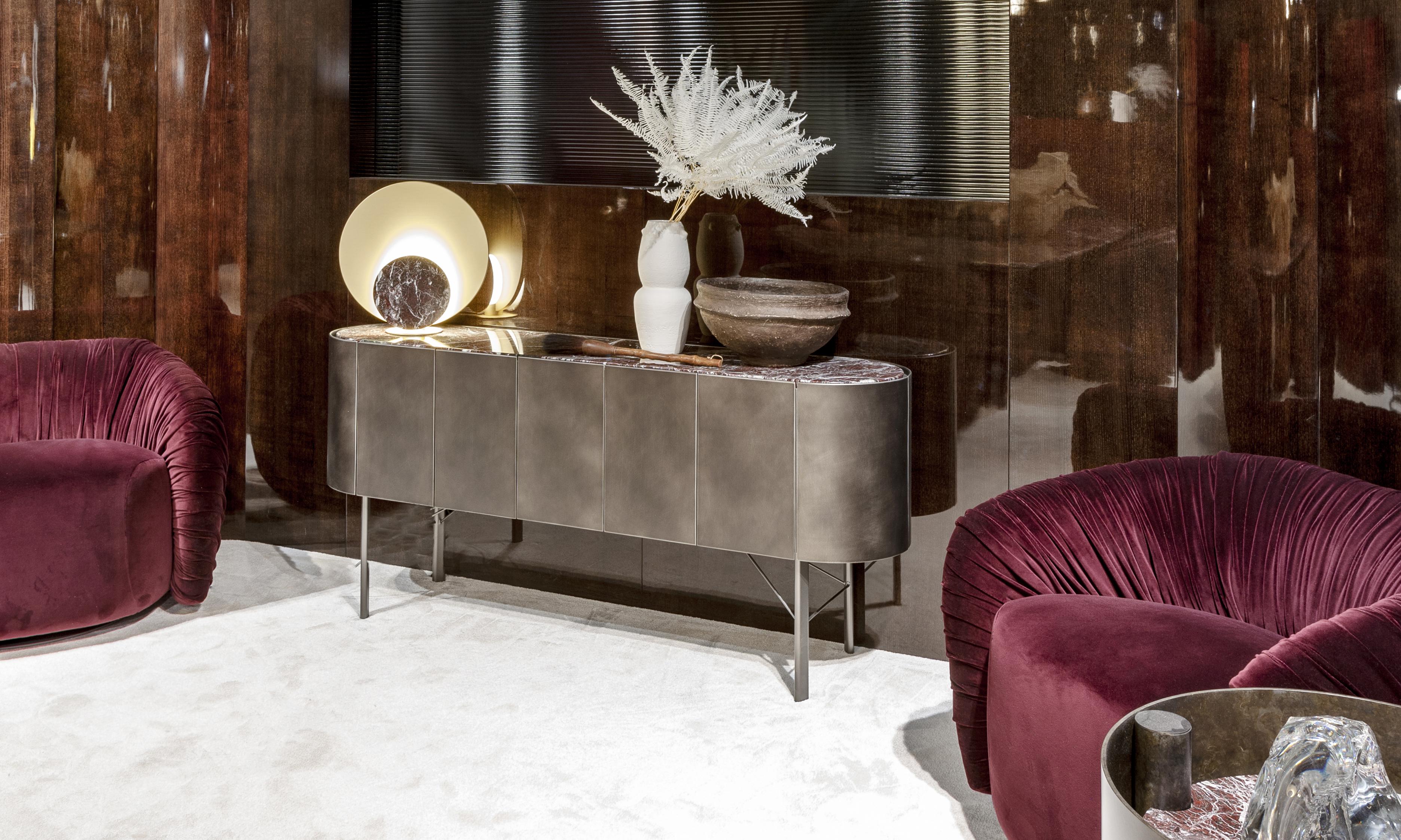 laurameroni luxury living room sideboard interior design