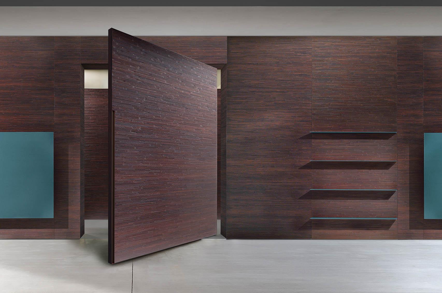Laurameroni luxury modern integrated doors for a bespoke artisanal interior design and decor