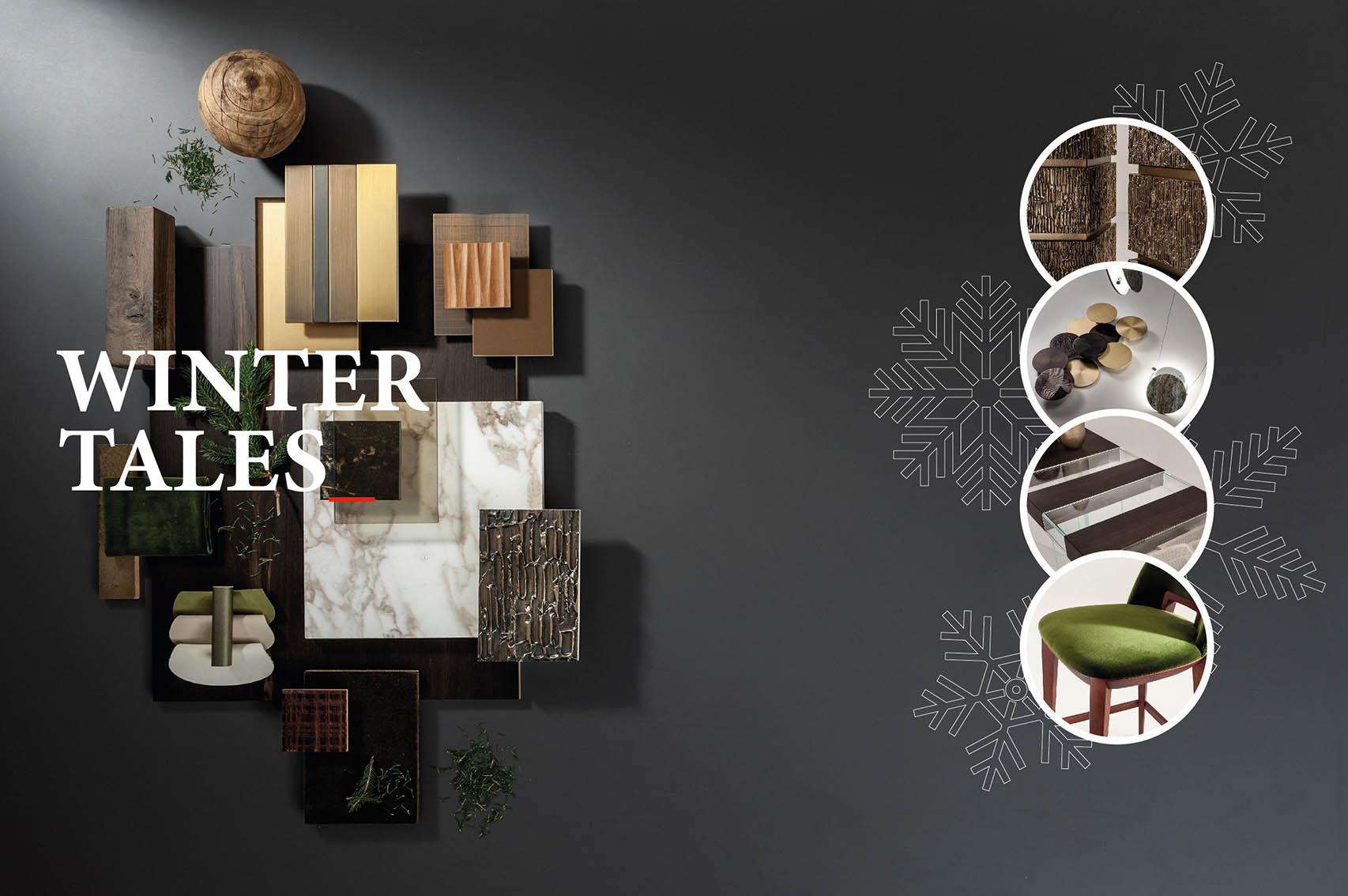 laurameroni winter inspired materials moodboard for interior design