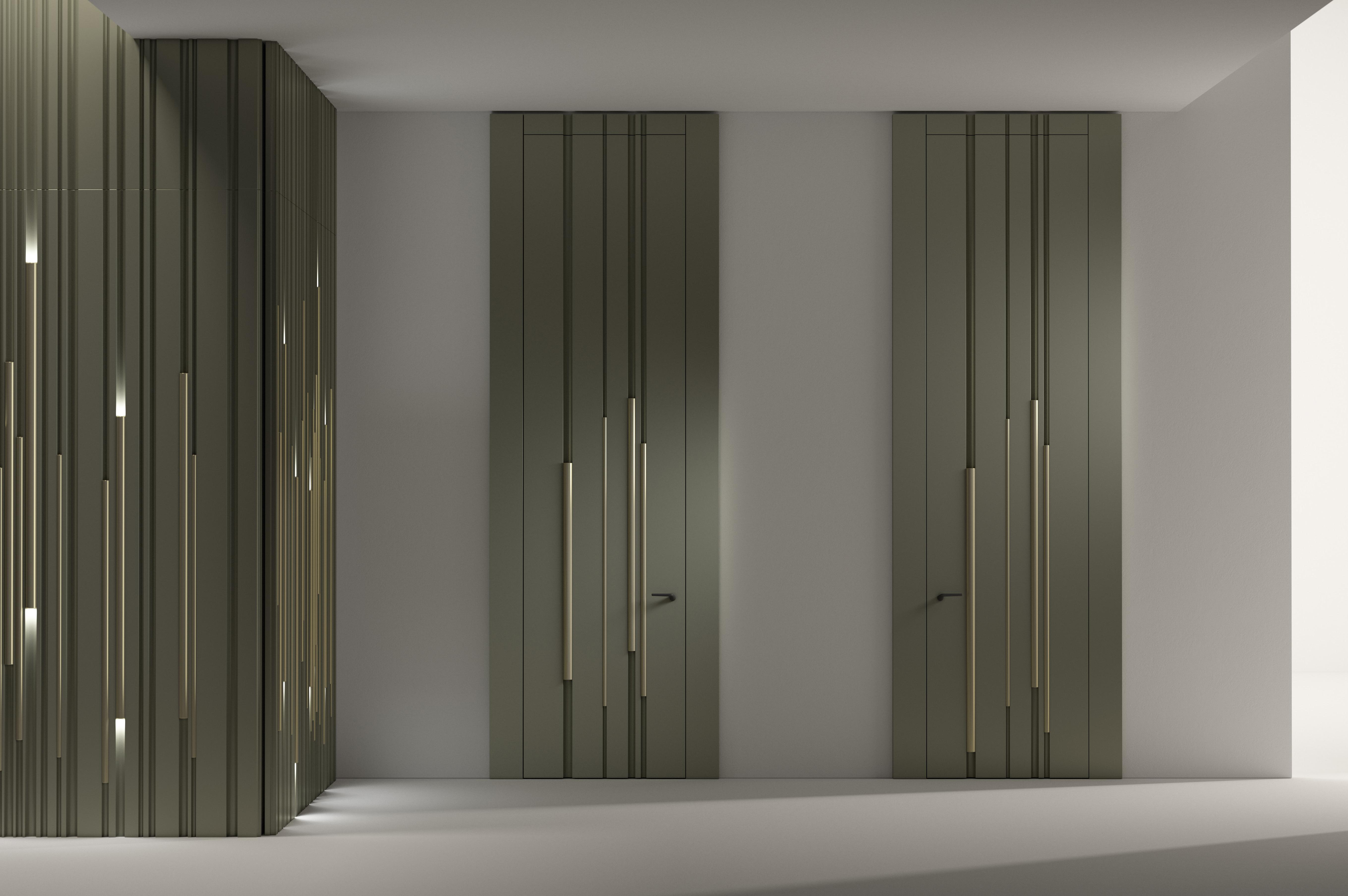 laurameroni made to measure hinged doors in custom dimensions and finishes